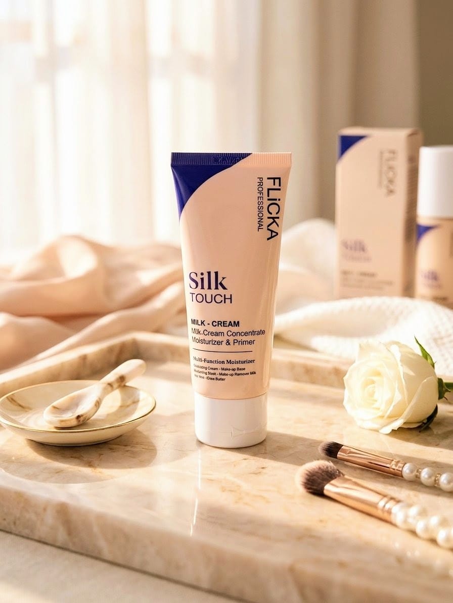 Flicka Silk Touch Milk-Cream Moisturiser and Primer 60g (Original)