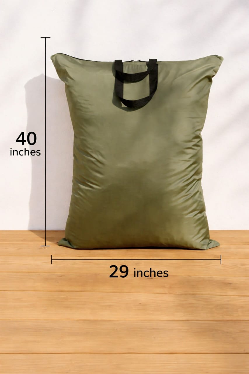 Pack of 5 Storage Bags-size 40 inches height and 29 inches width